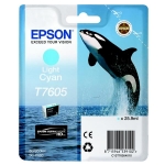 Картридж Epson T7605 светло-голубой